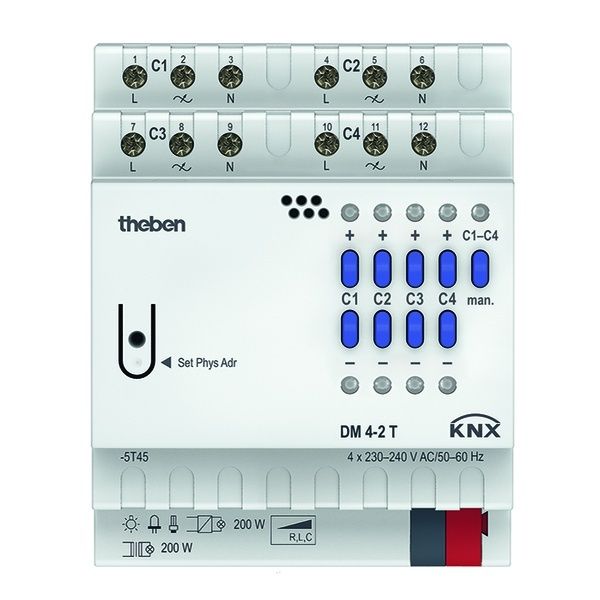 Theben Dimmaktor 4940280 Typ DM 4-2 T KNX