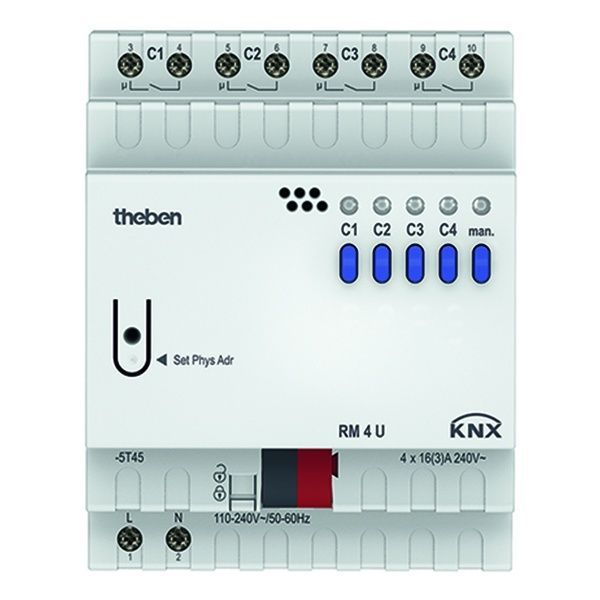 Theben Schaltaktor 4940223 Typ RM 4 U KNX