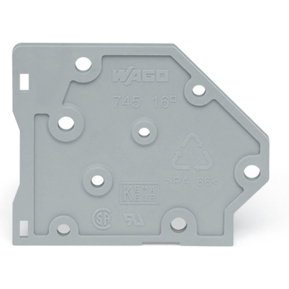 Wago Abschlussplatte 745-500/000-009 Preis per VPE von 100 Stück