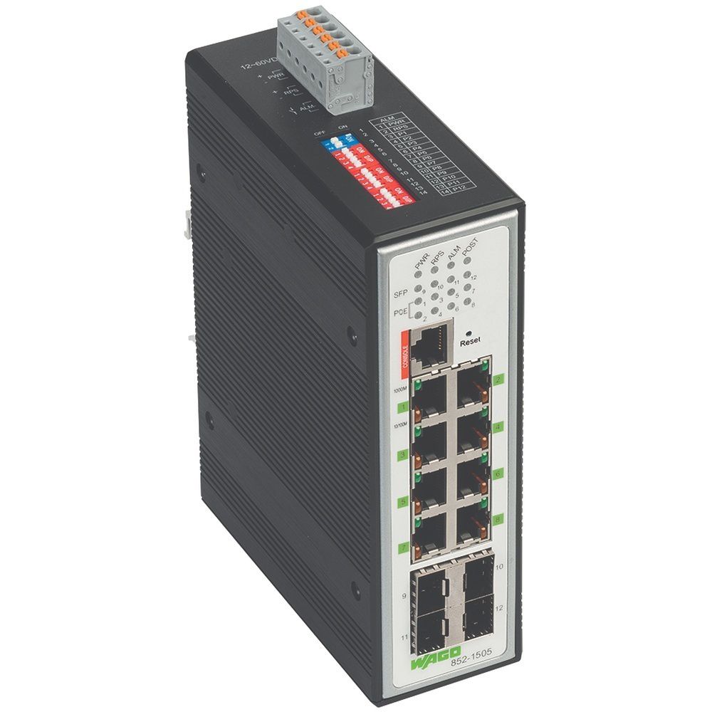 Wago Industrial Managed Switch 852-1505 