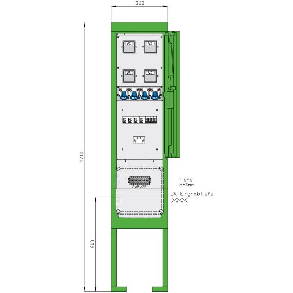 Walther-Werke Stromverteiler 84020150