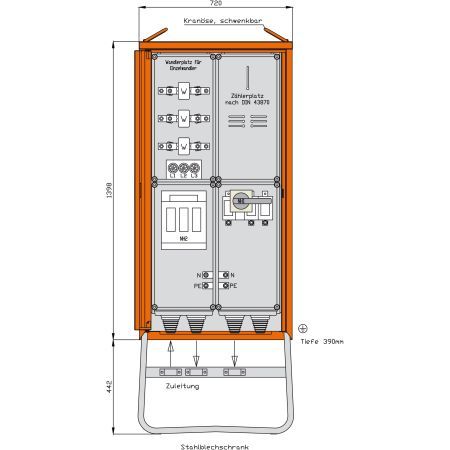 Walther-Werke Anschlussschrank WA0031