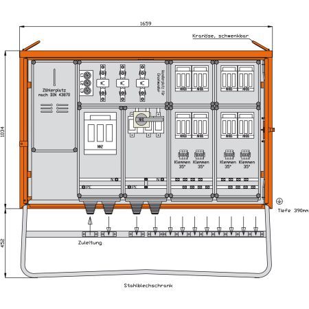 Walther-Werke Anschlussschrank WA0044