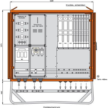 Walther-Werke Anschlussschrank WA0055