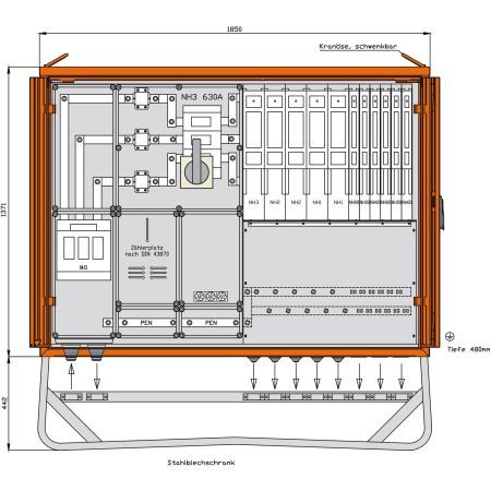 Walther-Werke Anschlussschrank WA0065