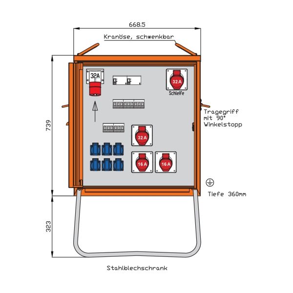 Walther-Werke Endverteiler 22kVA WEV0795R1 