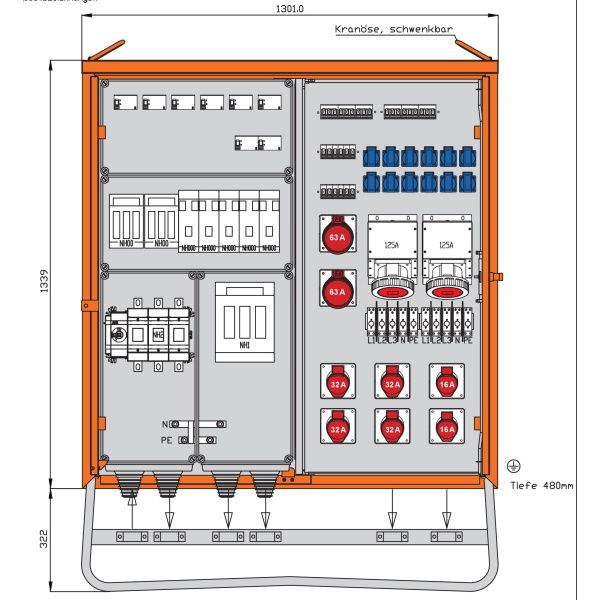 Walther-Werke Verteilerschrank 246kVA WV0624R1 