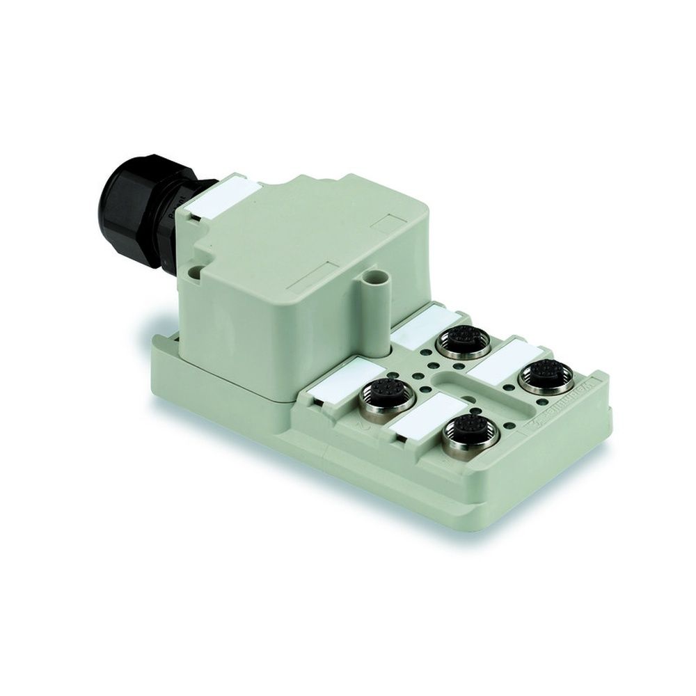 Weidmüller Sensor Aktor Verteiler 1701230000 Typ SAI-4-M 5P M12 