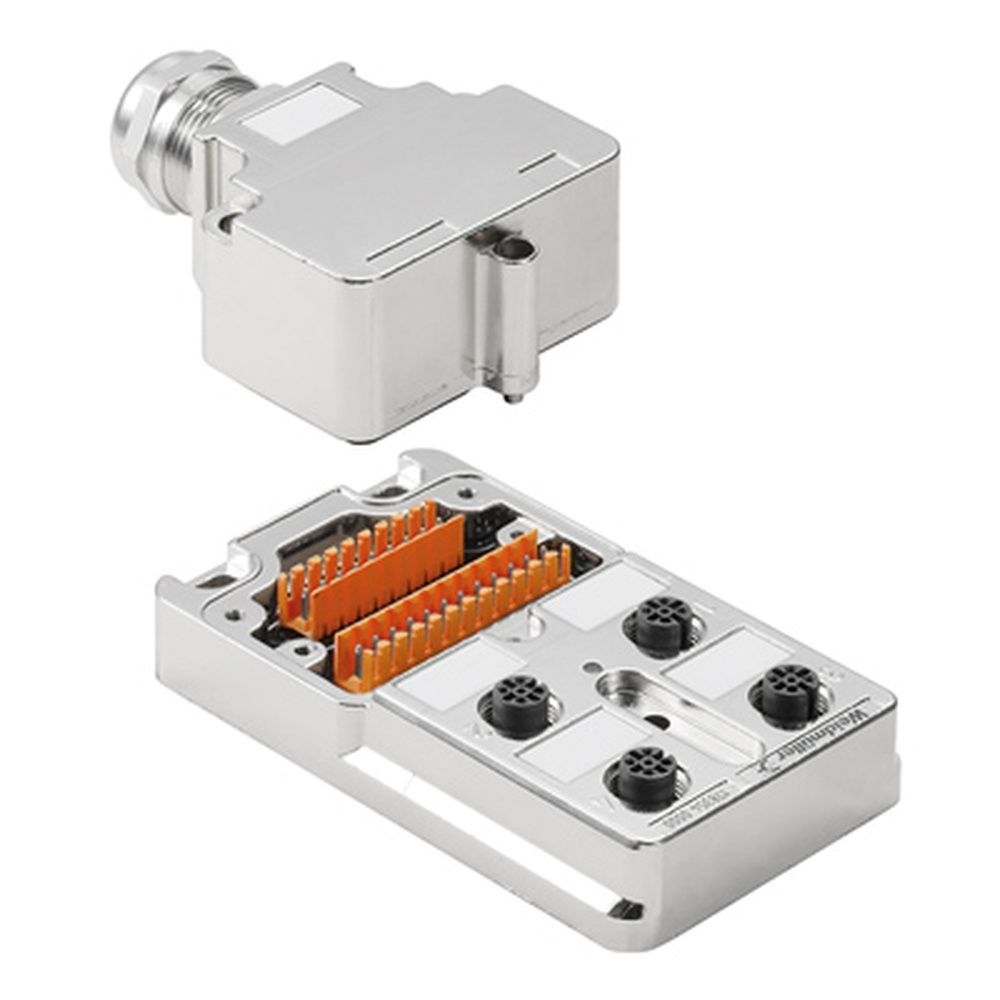 Weidmüller Sensor Aktor Verteiler 1783520000 Typ SAI-4-MMS 5P M12 