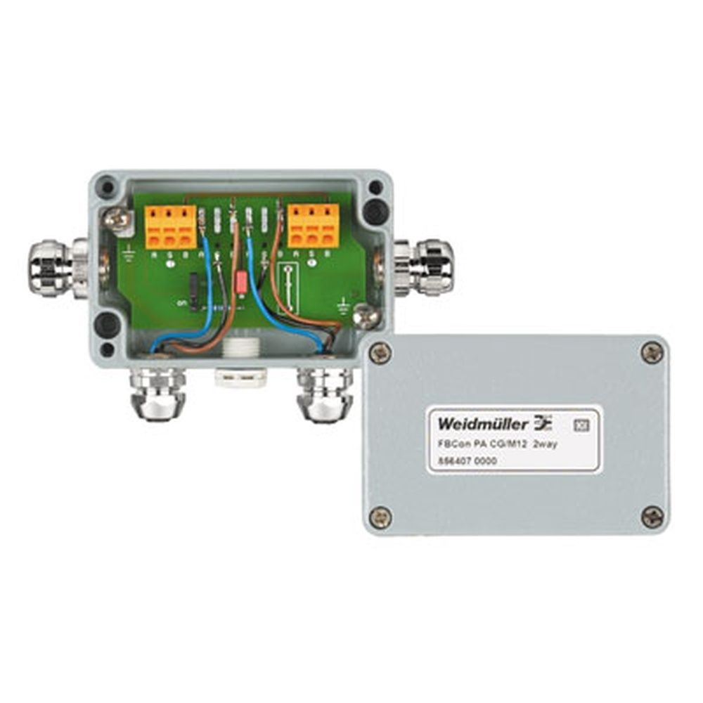 Weidmüller Standardverteiler 8564070000 Typ FBCon PA CG/M12 2way 