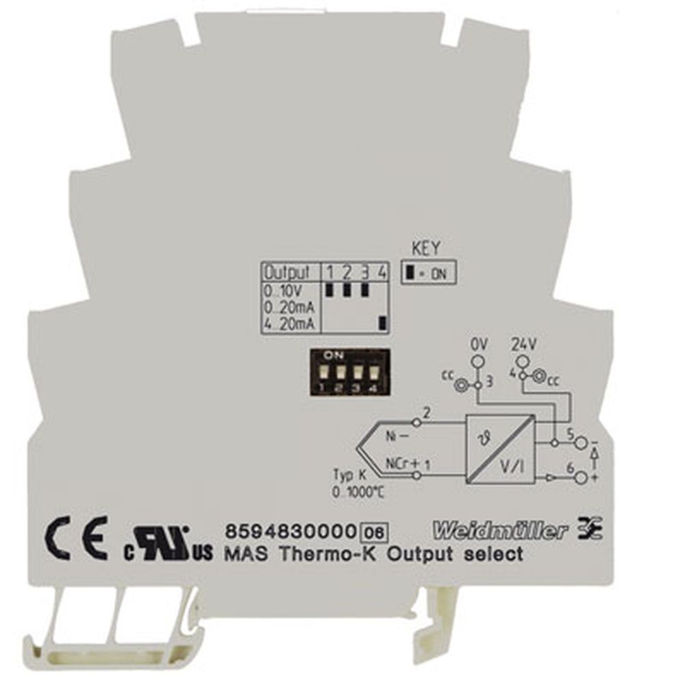 Weidmüller Thermoelement 8594860000 Typ MAZ Thermo-K 0...1000°C 