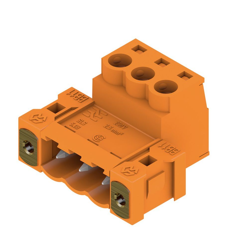 Weidmüller Leiterplattensteckverbinder 1846370000 Typ SLS 5.08/03/180F SN OR BX Preis per VPE von 72 Stück