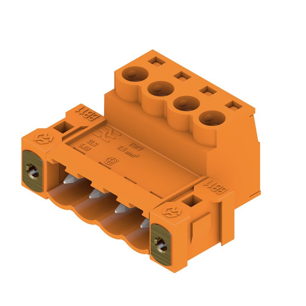Weidmüller Leiterplattensteckverbinder 1846380000 Typ SLS 5.08/04/180F SN OR BX Preis per VPE von 60 Stück