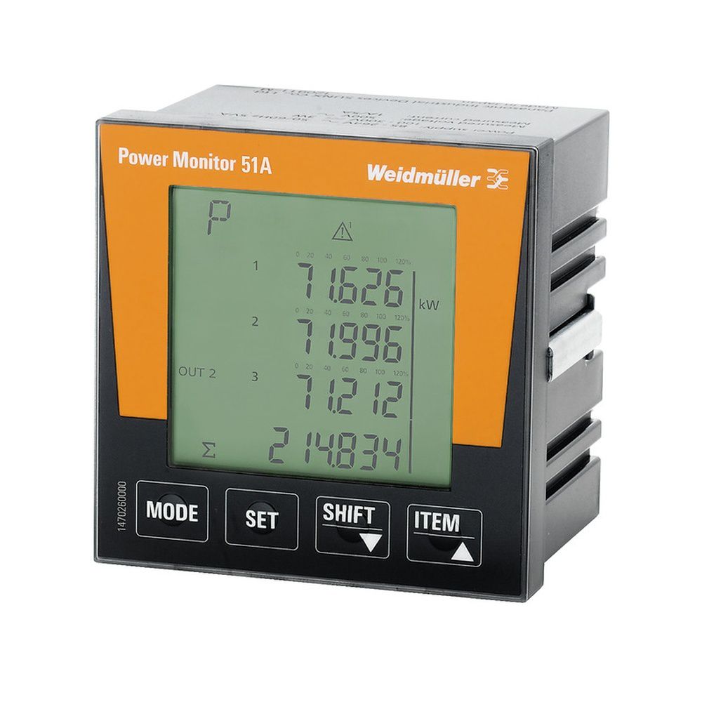 Weidmüller Energiemessgerät 1470260000 Typ POWER MONITOR 51A 