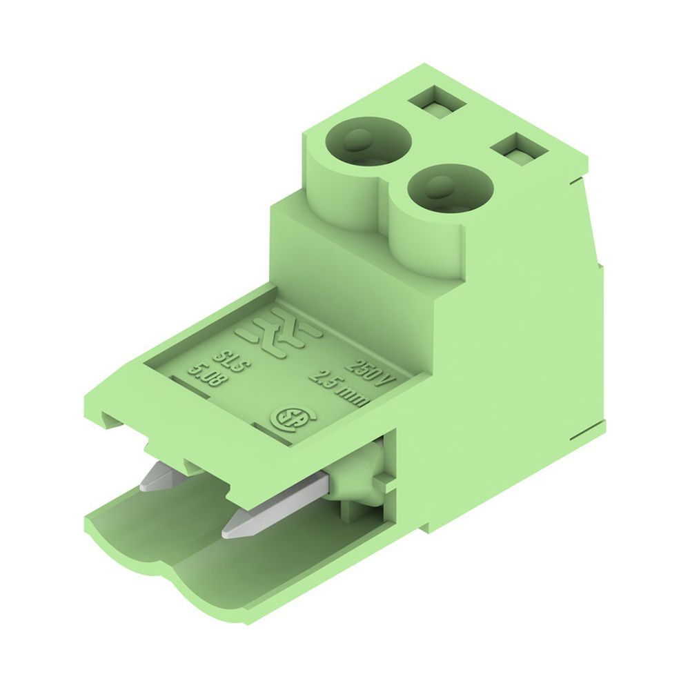 Weidmüller Leiterplattensteckverbinder 2003800000 Typ SLS 5.08/02/180 SN GN BX Preis per VPE von 1620 Stück