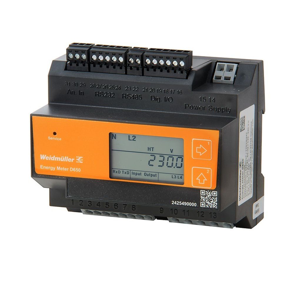 Weidmüller Energiemessgerät 2425490000 Typ ENERGY METER D650 