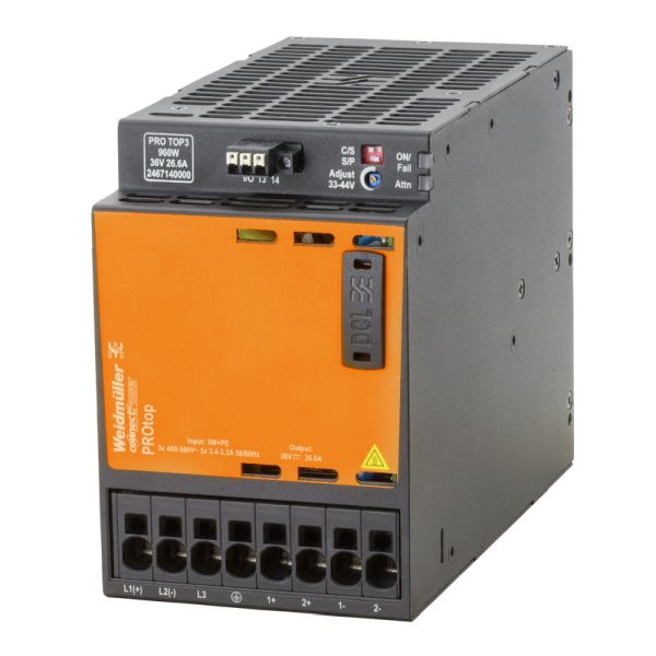 Weidmüller Stromversorgungsgerät 2467140000 Typ PRO TOP3 960W 36V 26,6A CO 