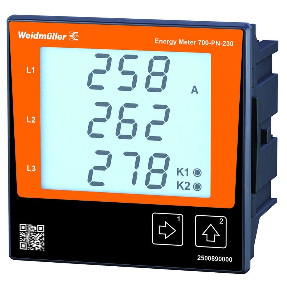 Weidmüller Messgerät 2500890000 Typ ENERGY METER 700-PN-230