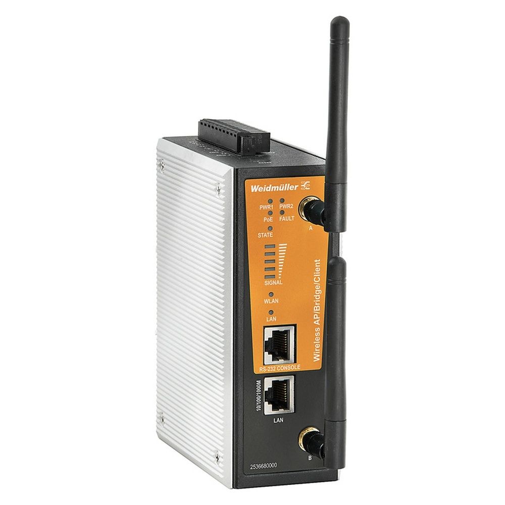 Weidmüller Access Point 2536680000 Typ IE-WL-VL-AP-BR-CL-EU