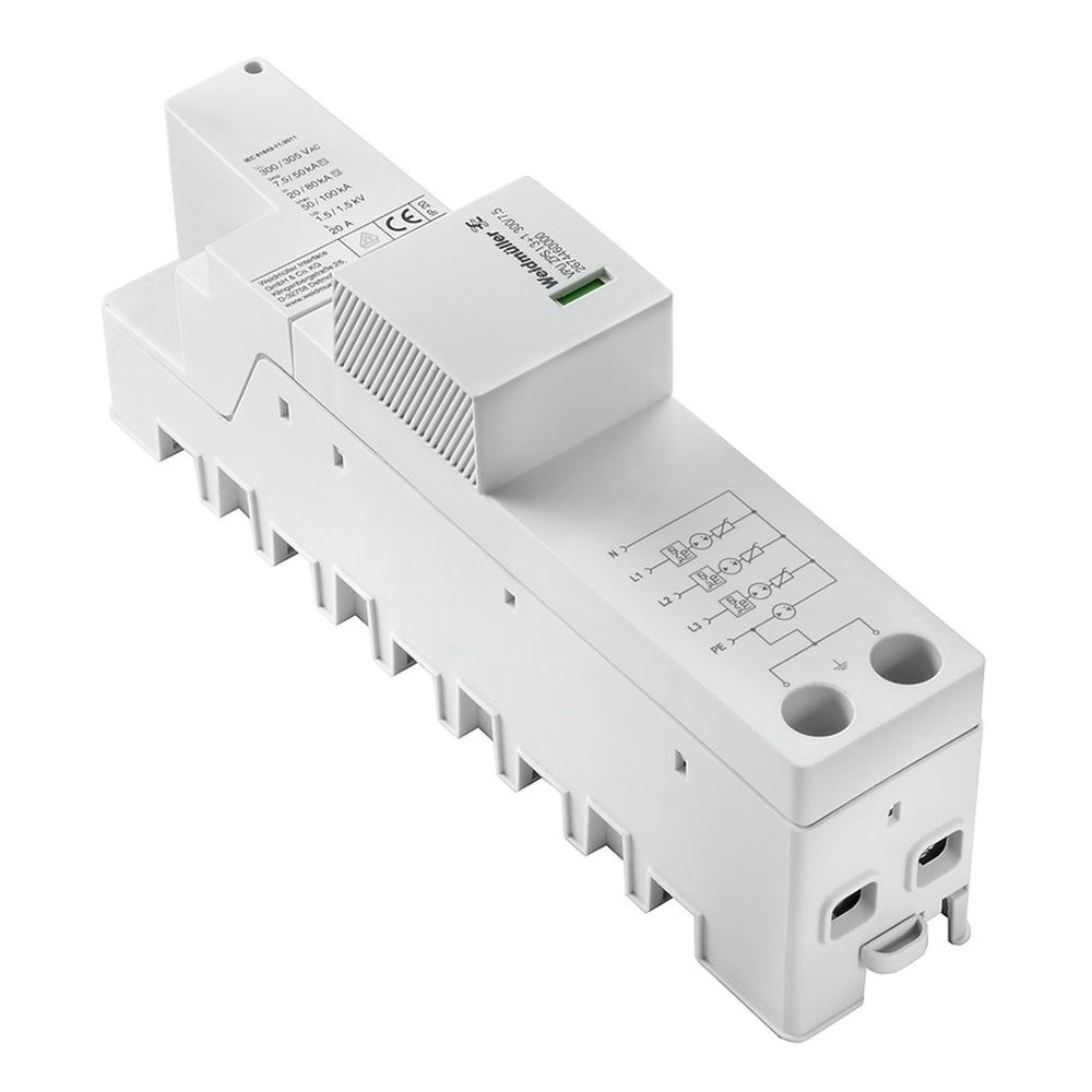 Weidmüller Überspannungsableiter 2674460000 Typ VPU ZPA I 3+1 300/7,5 