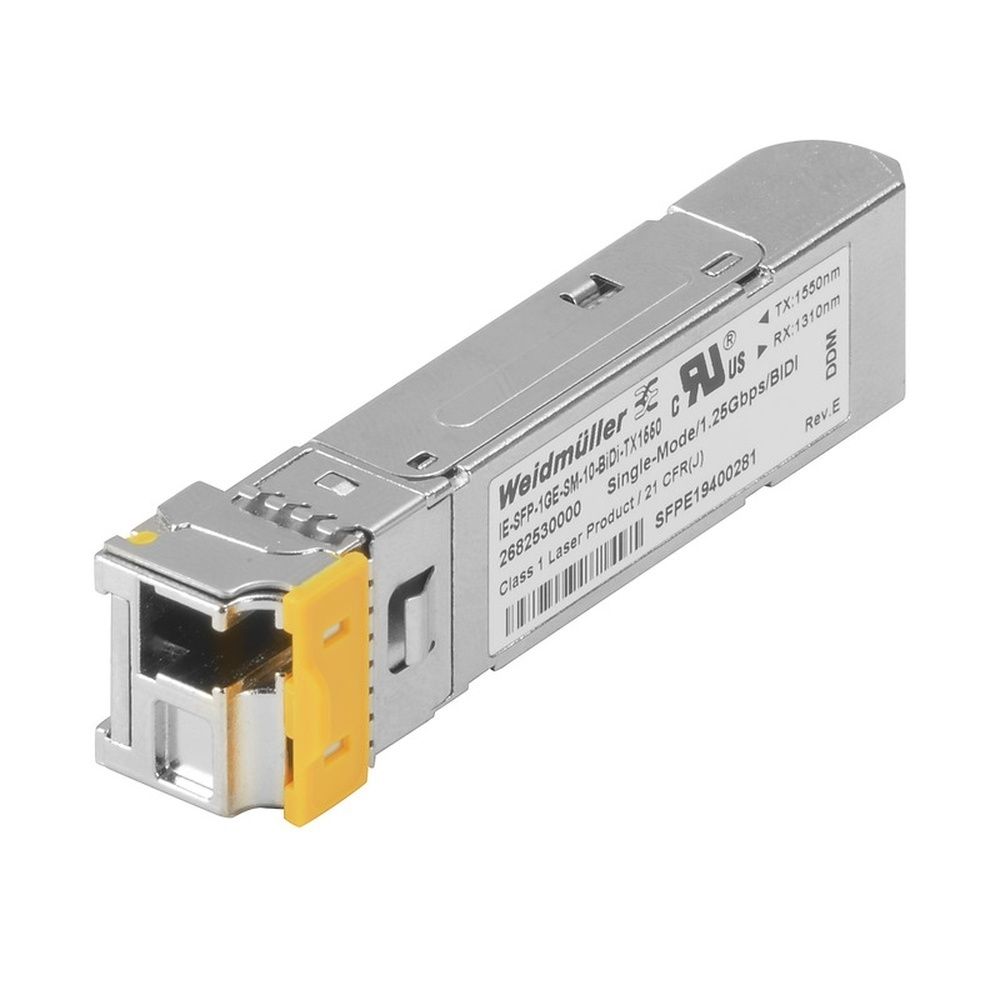 Weidmüller SFP Transceiver 2682550000 Typ IE-SFP-1GE-SM-20-BIDI-TX1550 