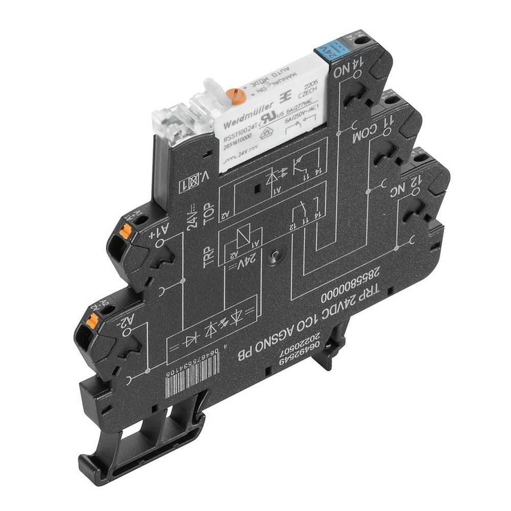 Weidmüller Relaiskoppler 2855910000 Typ TRP 24-230VUC 1CO AGSNO ED2 PB Preis per VPE von 10 Stück