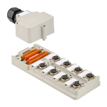 Weidmüller Sensor Aktor Verteiler 1059430000 Typ SAI-8-M-4P M12 DIP 