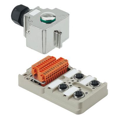 Weidmüller Sensor Aktor Verteiler 1705922000 Typ SAI-4-MH-4P M12 