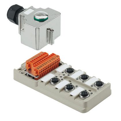 Weidmüller Sensor Aktor Verteiler 1705932000 Typ SAI-6-MH-4P M12 