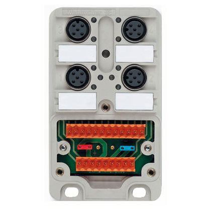 Weidmüller Sensor Aktor Verteiler 1806011000 Typ SAI-4-M 5P M12 M1 1 UT Preis per VPE von 2 Stück