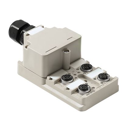 Weidmüller Sensor Aktor Verteiler 1854000000 Typ SAI-4-M 5P M12 ZF 