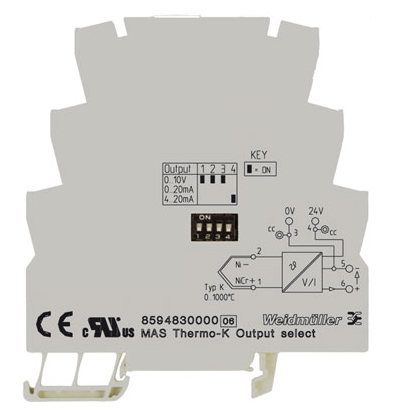 Weidmüller TC Trennwandler 8615240000 Typ MAZ Thermo-J 0...700°C Output select 