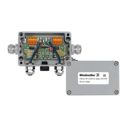 Weidmüller Standardverteiler 8714170000 Typ FBCon PA CG/M12 2way Limiter 